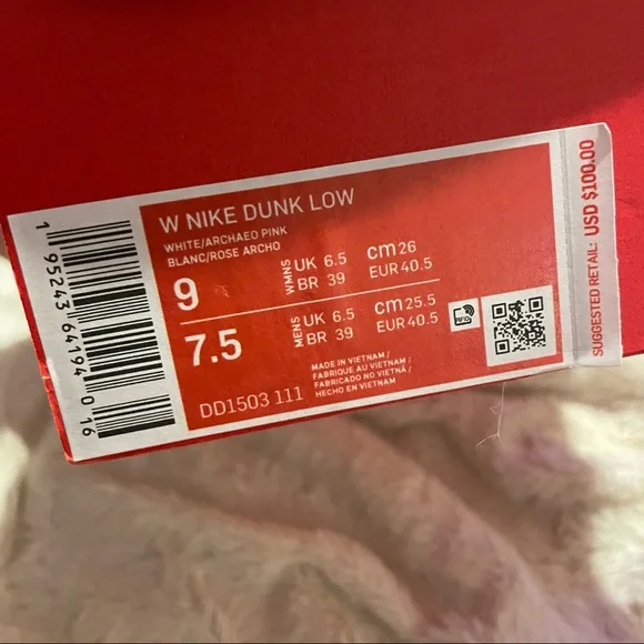 Nike dunk low archaeo pink - Picture 10 of 12